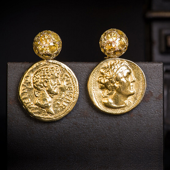 Ohrhänger im antiken römischen Stil